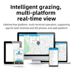 4G Solar Real-Time GPS Livestock Tracker for Cattle, Sheep, Horses & Camels - Waterproof Smart Animal Locator