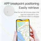 Mini Bluetooth-Compatible GPS Smart Tag Key Finder - Anti-Loss Alarm Tracer for Wallets, Keychains, Pets & Children