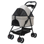 Pet Stroller Poodle Cats Small Pets Lightweight Foldable Outdoor Travel Pet Stroller Pet Trolley Puppy Stroller Dog Trolley