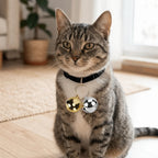 2pcs Gold Silver Tone Pet Wear Charm Color Stable Surface Polished Cat Hanging Pendant Long Lasting Luster Glossy Finished