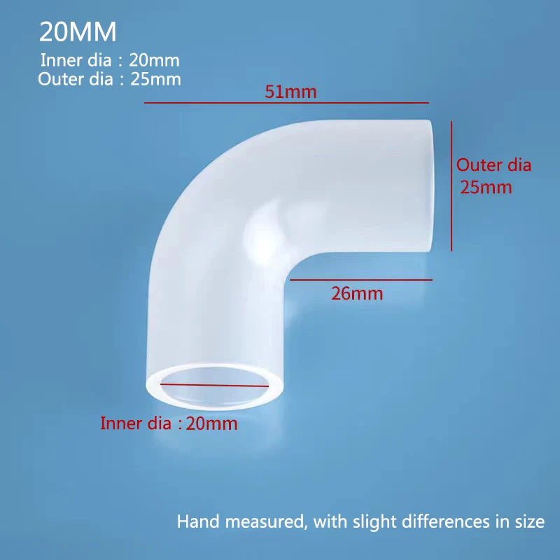 Soft Silicone Aquarium Elbow Connector (Flexible Joint, Hard Tube Adapter, Filter Hose)