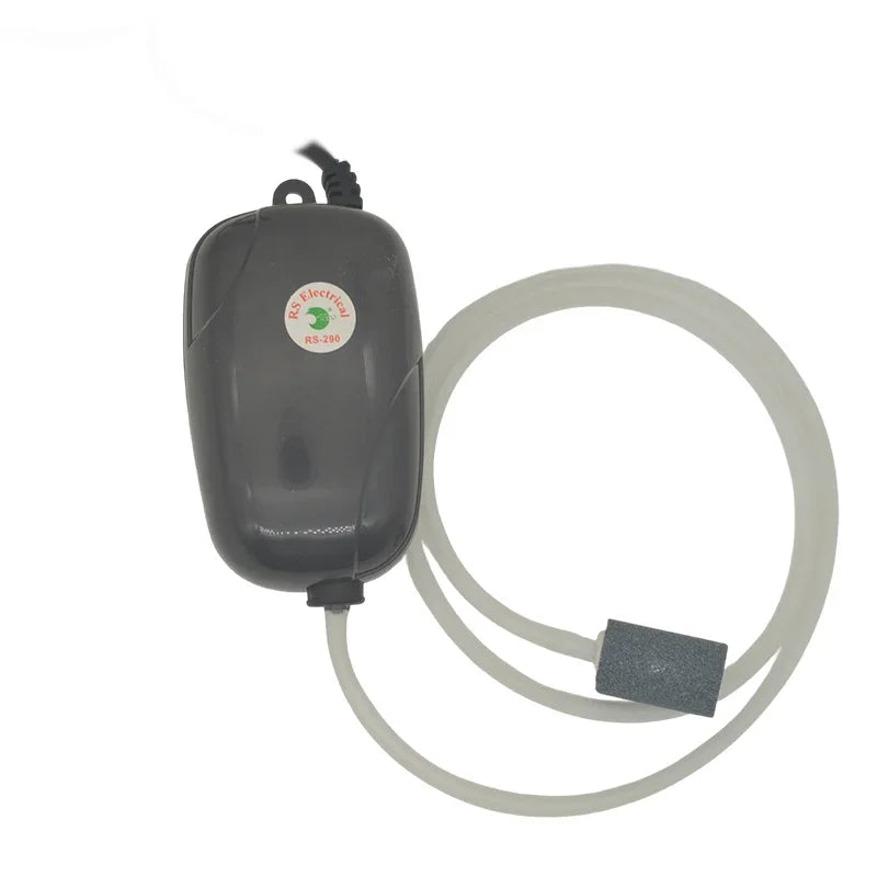 Aquarium Oxygen Air Pump Fish Tank Compressor Ultra Silent Oxygenator Bubble Aerator Portable Aquarium Accessories 220V 3W 5W