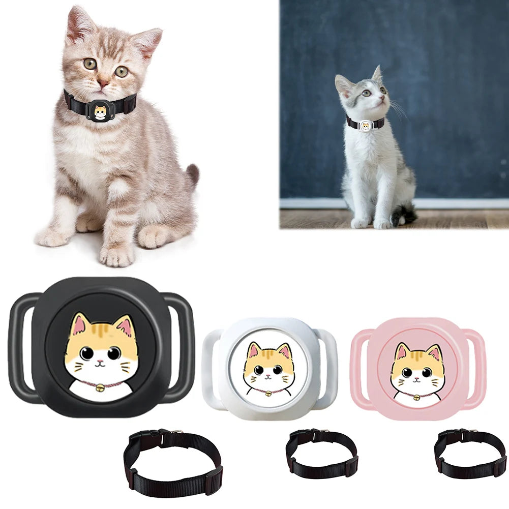 Bluetooth Real-Time GPS Collar Tracker for Dogs & Cats - Anti-Loss Finder Locator Device