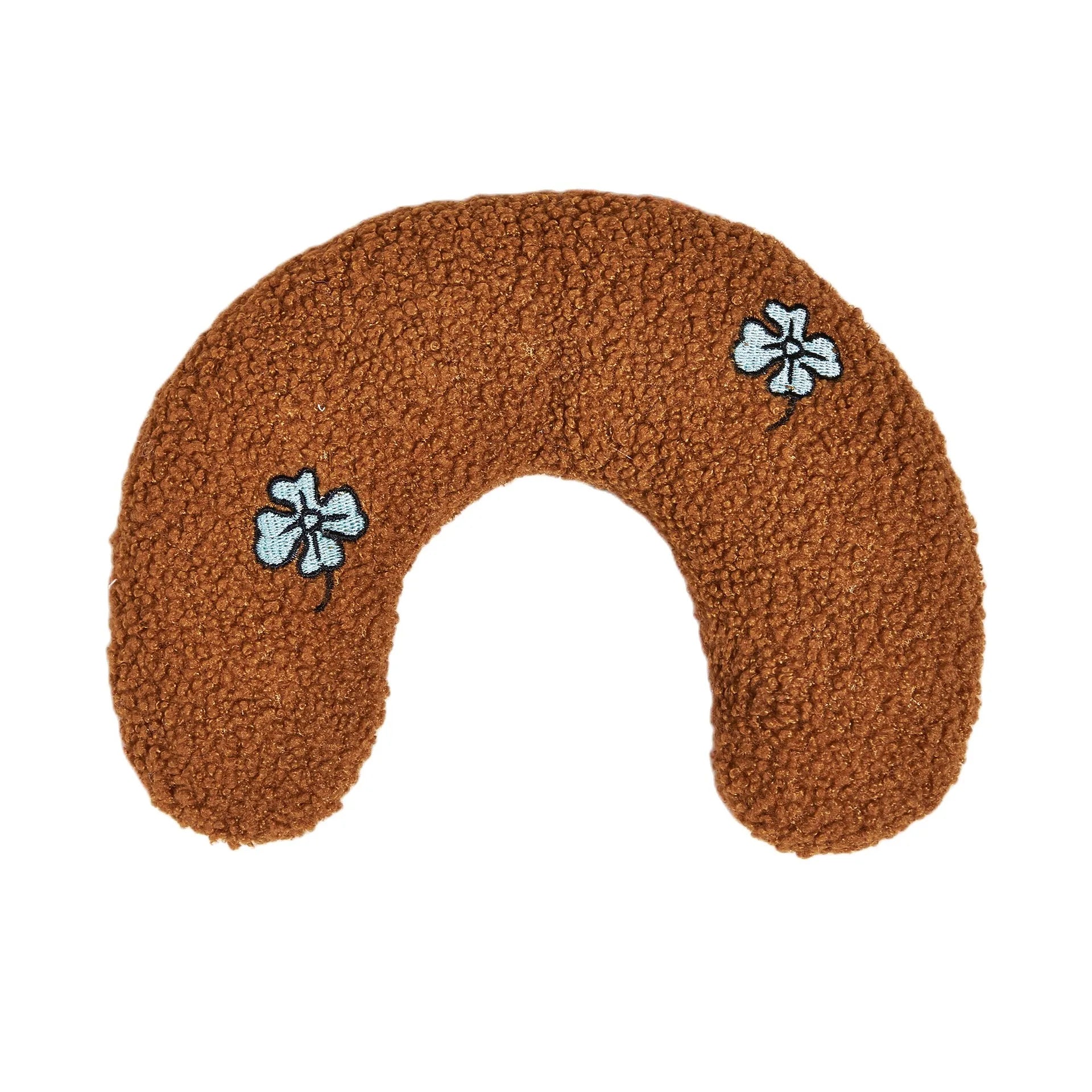 U-Shaped Pet Pillow Plush Sleep Aid for Cats & Dogs — Comfortable Winter Cervical Support Throw Pillow