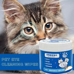 100Pcs Pet Eye Wipes Cats And Dogs Tearmark Wet Wipes Dog Cat Eyes Ears Cleaning Paper Towels Cats And Dogs Universal