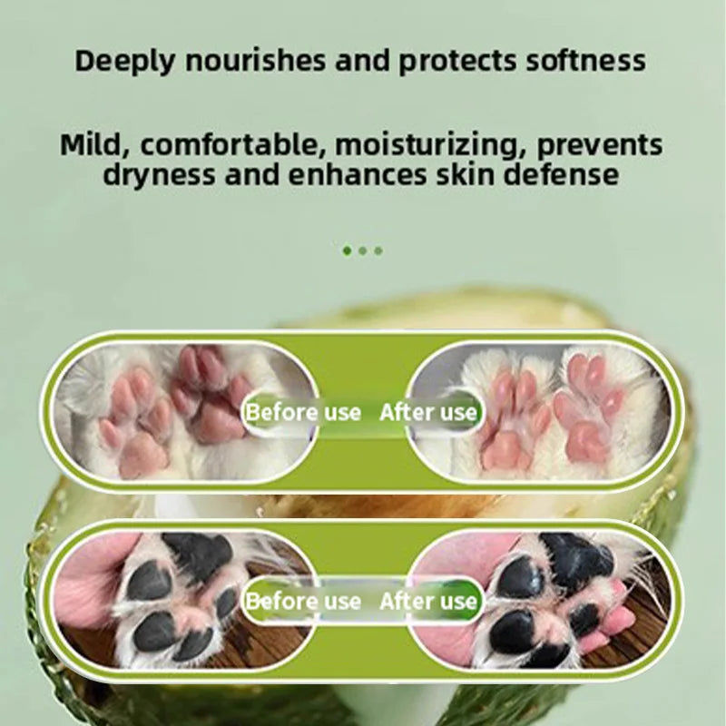 PetClear 15g Pet Paw Balm - Safe Lickable, Hypoallergenic Non-Irritating, Moisturizing to Prevent Dry Cracked Paws
