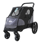 STLFLuxury PET STROLLER 4 Wheels Large Size Adjustable Foldable Luxury PET Cage Travel Bag Washable Luxury PET Transport Bag