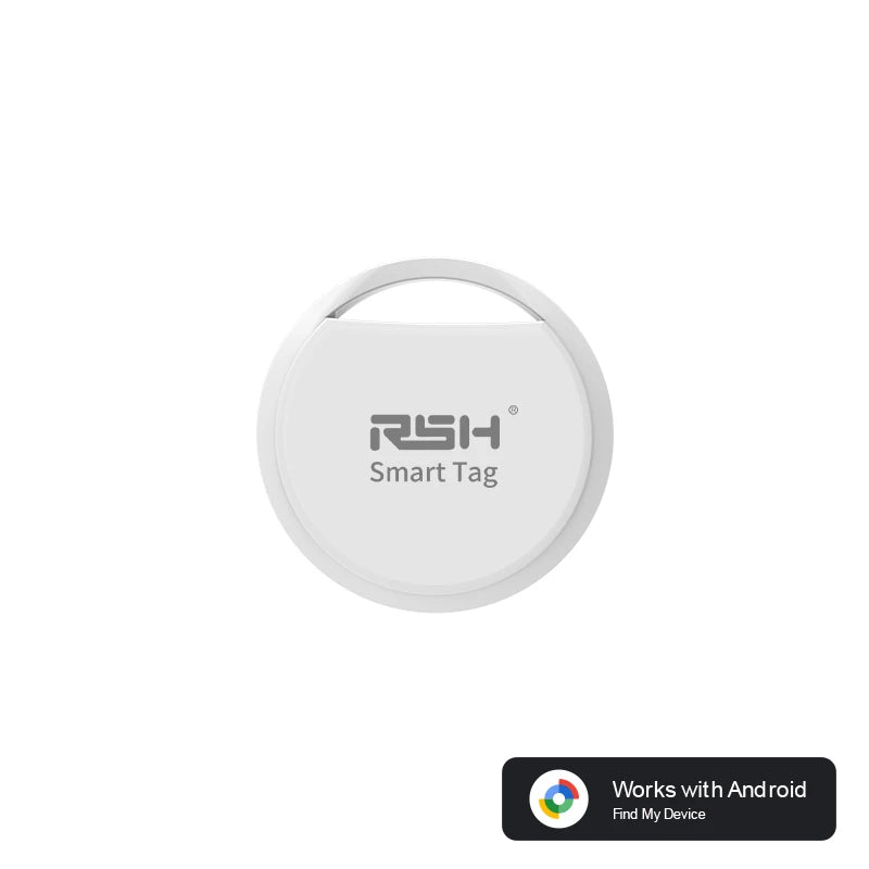 RSH Smart Bluetooth Tag for Google Find Hub & Xiaomi - Android Anti-Loss Global Tracker for Pets, Cats & Dogs