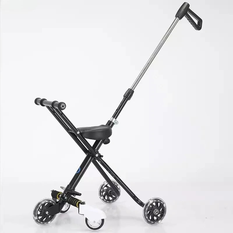Baby Stroller That Can Be Ridden Or Reclined One Click Folding Lightweight And Easy To Carry For Outdoor Travel