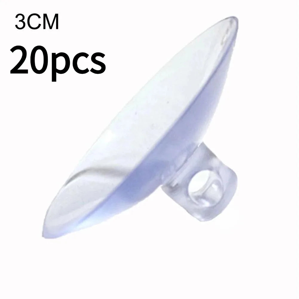 10-100pcs 3/4/5cm Aquarium Suction Cup Air Tube Holder Sucker For Fish Tank Pump Oxygen Air Tube Fixing Clip Accessories