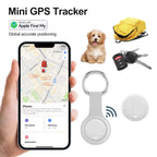 Apple Find My MFi Bluetooth Tracker Tag for Keys, Earbuds, Luggage & Pets (iOS)