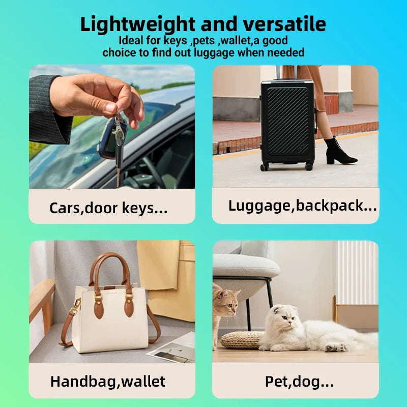 Mini Bluetooth GPS Smart Tracker for Google Find Hub - Android-Compatible Anti-Loss Locator for Pets, Keys & Wallets
