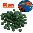 Tropical Fish Spirulina Pellet Tablets (50–650pcs, High Protein, Blended Nutrition Diet)