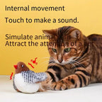 Flapping Wings Flying Bird Cat Toy — Vivid Chirping Simulation Sparrow Interactive Cat Toy
