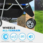 BestOffice Pet Stroller for Small Medium Dogs Cats, 3-Wheel Foldable Dog Stroller with Cup Holder, Lightweight Travel Carrier,