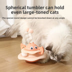 Little Bee Tumbler Turntable Cat Teaser Toy — Self-Righting Interactive Spinning Artifact