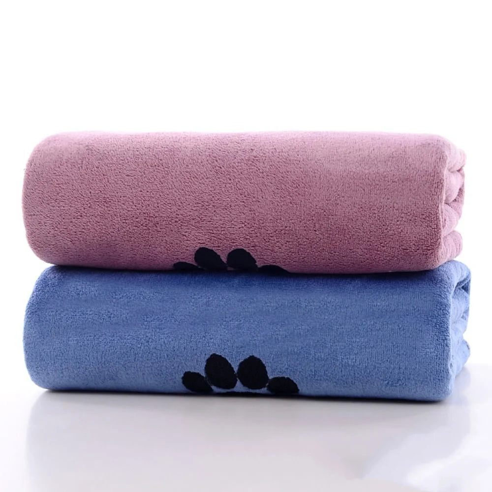 Highly Absorbent Dog Towels Breathable Microfiber Pet Grooming Towel Fast-Drying Super Soft Pet Cloth Bath Supplies