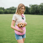 Double Sided Pet Carrier Bags Hand Free Adjustable Strap Pet Messenger Bag Comfortable with Safety Harness Cat Crossbody Bag