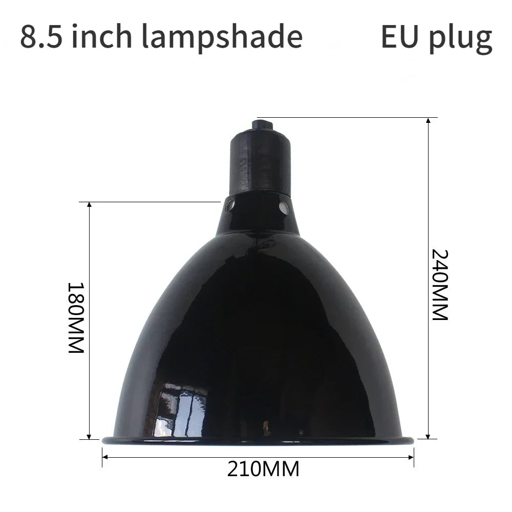 Reptile Deep Dome Lampshade 5.5/8.5/10 Inch Reptile Light Fixture Snakes Lizards Geckos Terrariums Anti-scald Protective Shade