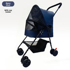 Foldable Lightweight Pet Stroller Outdoor Travel Cats Dogs Small Dogs Pet Trolley Stroller for Dog Pet Stoller Dog Trolley