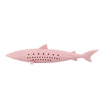 Silicone Shark Catnip Cat Toy Stick — Mint-Infused Fish Bite Fun Cat Snack & Play Toy