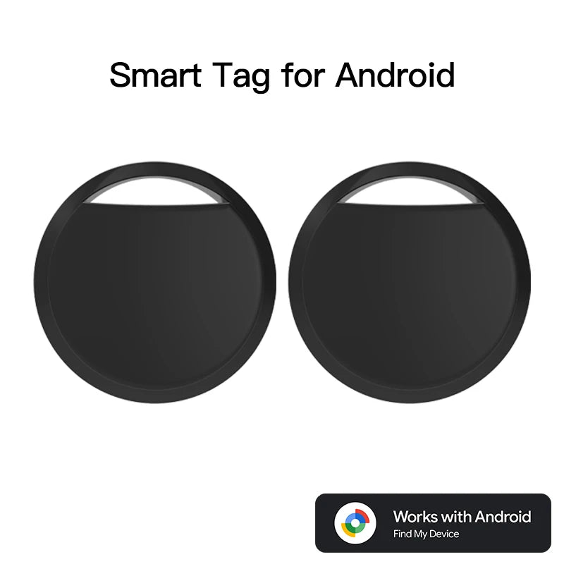 Bluetooth GPS Smart Tag Tracker for Android - Google Find My Compatible for Pets & Keys (Samsung/Xiaomi)