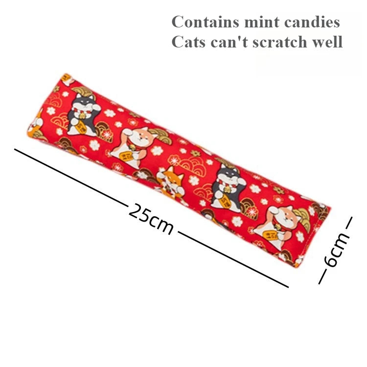 Catnip Stuffed Pillow Toy for Cats