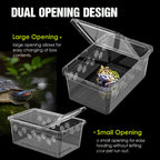 4pcs, Reptile Breeding Box, Portable Transport Container, Suitable for Lizards, Geckos, Snakes, Frogs, Turtles, Spiders