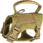 Breathable Tactical Cat & Dog Chest Harness — Adjustable Vest Leash for 3–20kg Pets