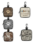 Mini Size Dog Treat Pouch Lightweight Portable Pet Training Pouch With Hook Zipper Closure Pet Snack Pouch