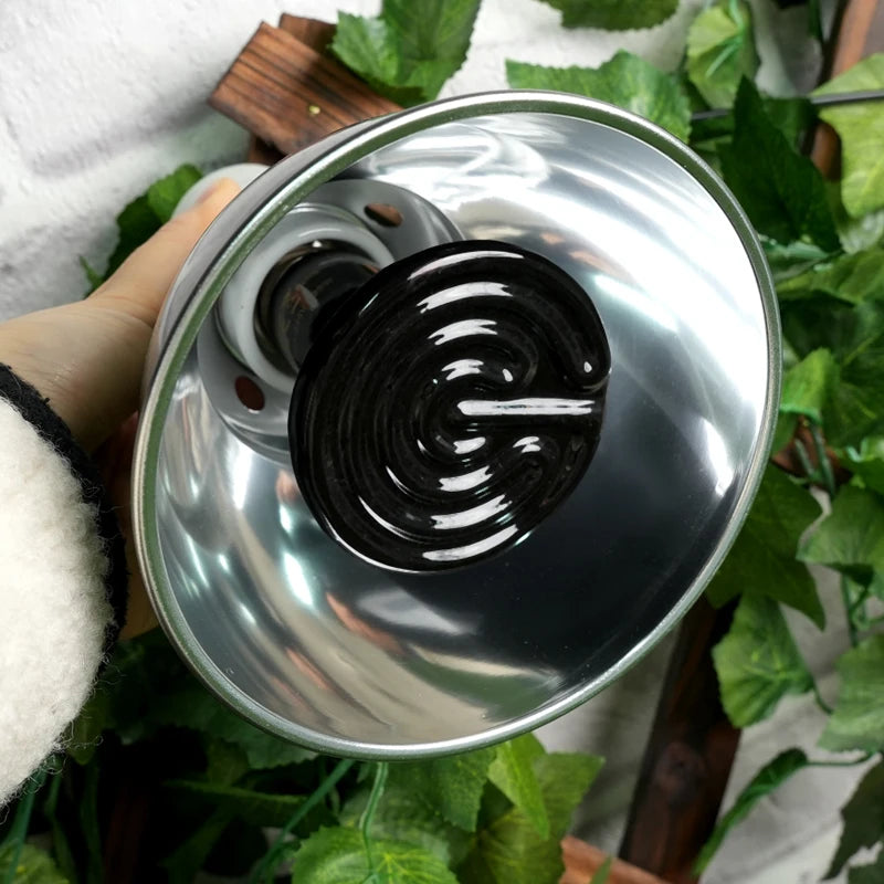 1Pcs 75mm/45mm Reptile Pet Ceramic Heating Lamp No Light Far Infrared Heater Bulb Turtle Snake Lizard Pet Chick Lamp 220-240v