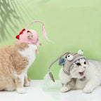 Adjustable Cat Headwear Teaser Toy — Interactive Cosplay Accessory for Endless Fun