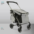 Pet Stroller for Large Dogs and Cats, Foldable Portable Carrier for Elderly and Disabled Pets, Durable and Comfortable Design
