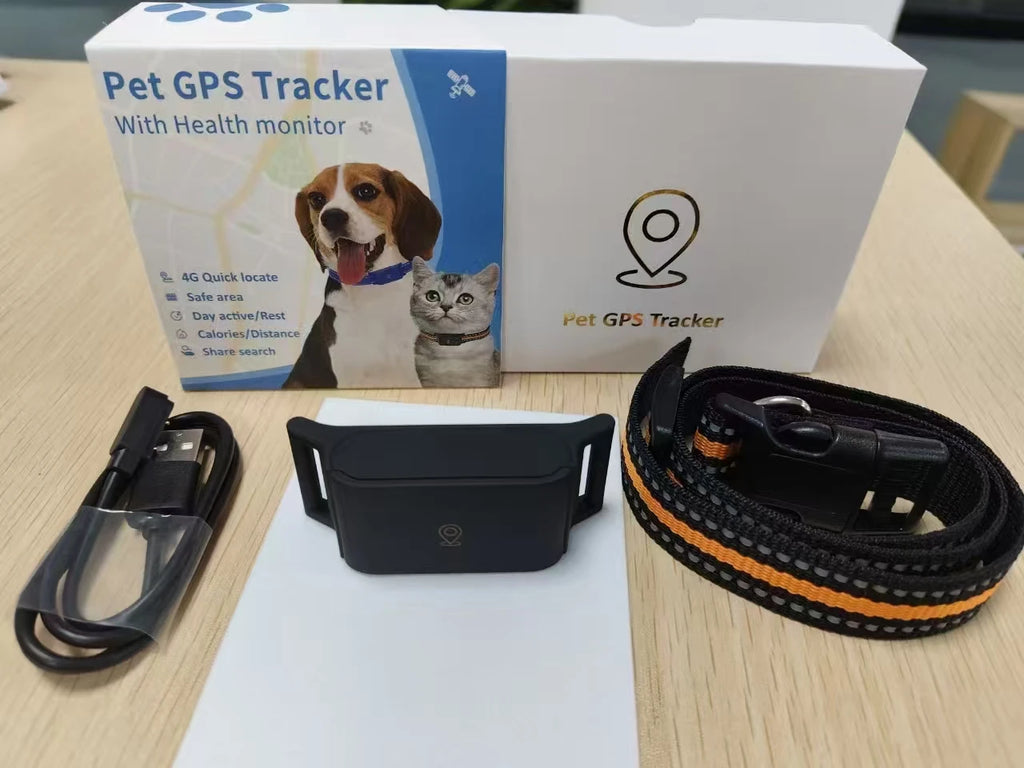 Real-Time GPS Positioning Tracker for Dog & Cat Collars - Live Location Pet Locator