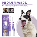 Pet Oral Repair Gel Stain Cleaner Remove Dental Stains Eliminating Odors Freshens Breath Reduce Pet Yellow Teeth Cleaning Pen