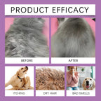 YEGBONG 100ml Pet Lavender Shampoo Gentle Cleansing Fluffy Smooth Coat Long Lasting Fragrance Vet Recommended for Dog and Cat