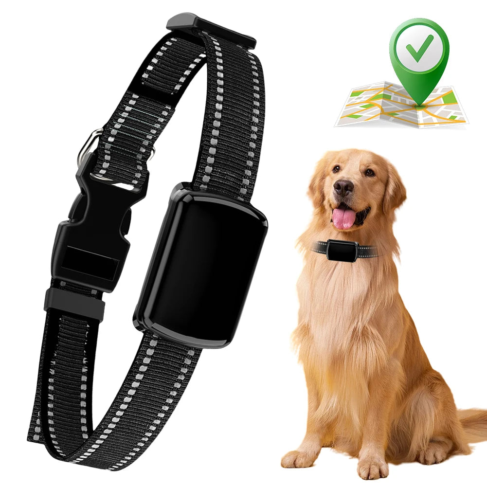 GPS Cat & Dog Locator Collar with Smart Adjustable Fit - Precision Anti-Loss Pet Tracker