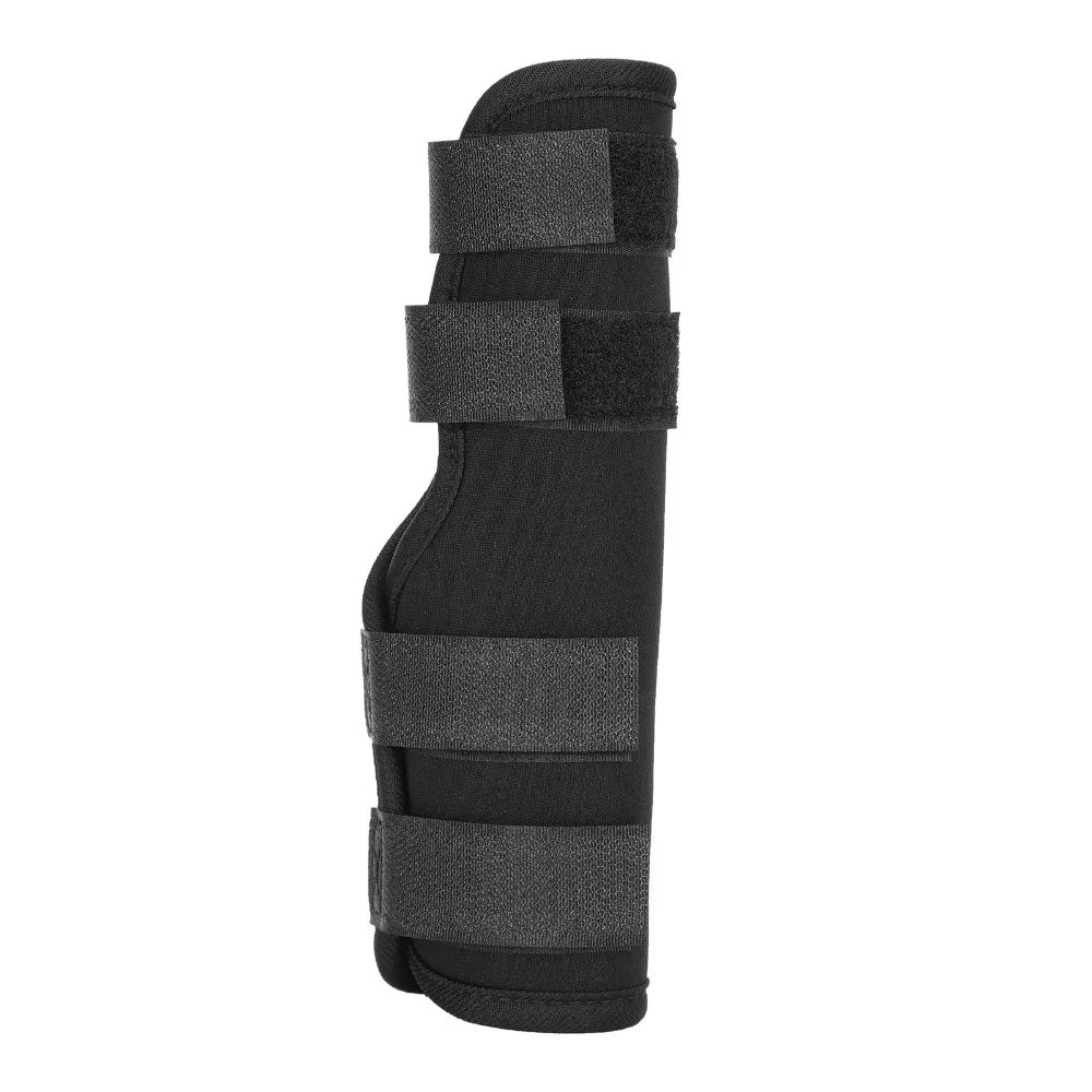 1 Pair Adjustable Strap Pet Leg Brace Flexible Fabric Magic Tape Fasten Dog Elbow Protector Multi Size Option Pair Packed