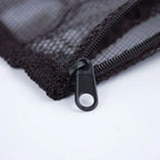 Reusable Aquarium Filter Net Bags (Black Nylon Mesh, Zip Closure, Pond & Tank Media)