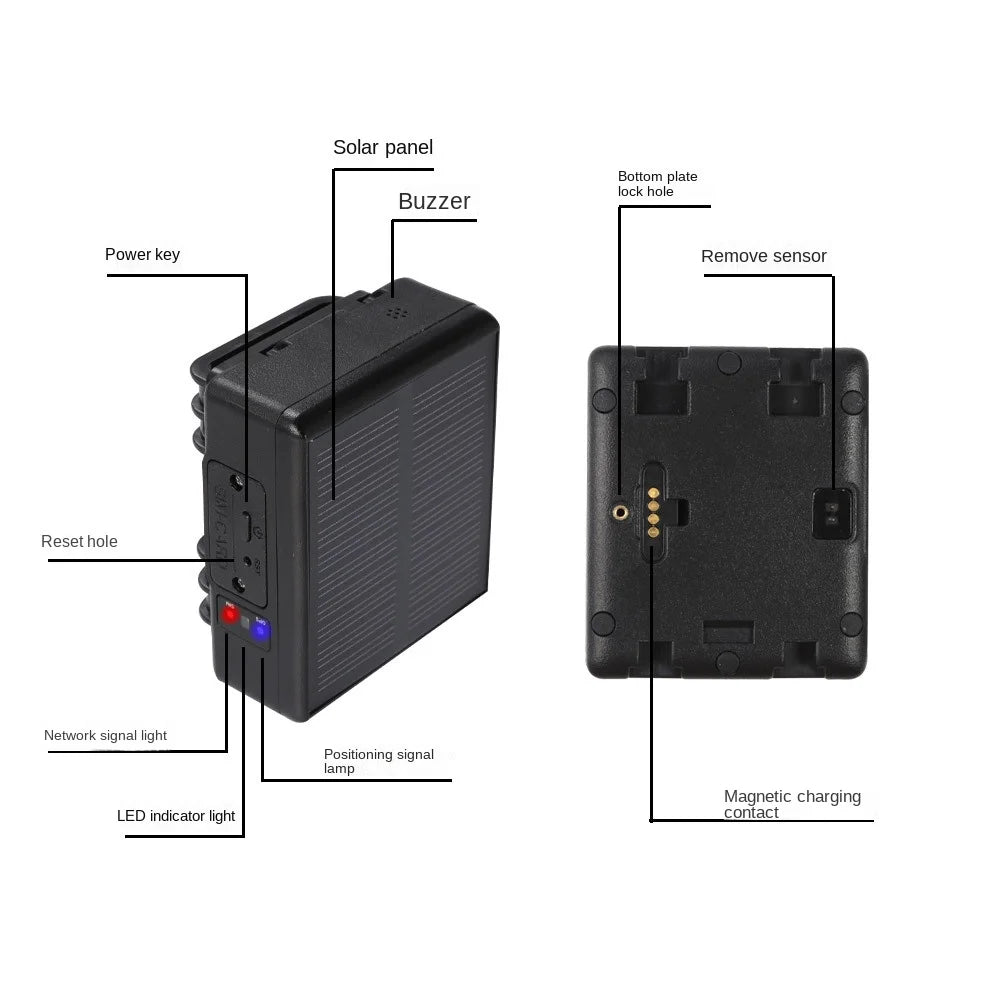Solar-Powered 4G GPS Tracker for Cattle & Livestock