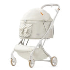 Outdoor Pet Stroller Travel Breathable Lightweight Puppy Stroller Convenient One-touch Folding for Cat Small Dog Aeroplane-ready