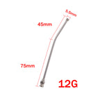 Manual Feeding Rearing Gavage Crop Needle Curved Medication Tube Cage Birds Mice Parrot Feeding Syringe