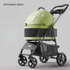 lightweight Pet stroller Portable Travel Pet Stroller Lightweight foldable cat and dog stroller Detachable pet carrier