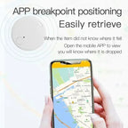 Water-Resistant Bluetooth Smart Tracker - Real-Time GPS Key & Pet Locator Finder