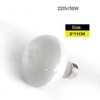 25/50/100W UVA+UVB Reptile Lamp Bulb Turtle Basking UV Light Bulbs Heating Lamp Amphibians Lizards Temperature Controller 220V