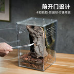BG Grandfather Tree Frog Acrylic Glass Pet Snake Climbing Pet Terrarium Landscaping Gecko Front-Opening Climbing Tank