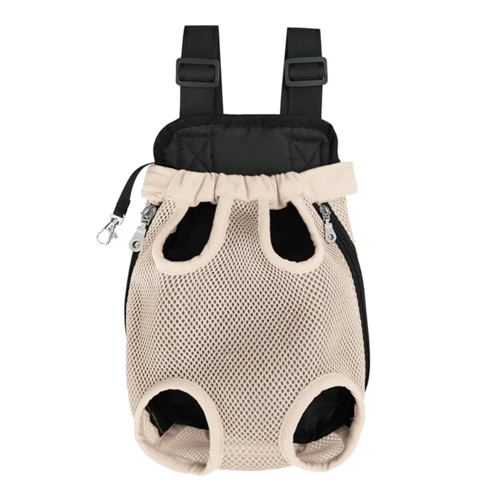 Adjustable Pet Backpack Double Shoulder Breathable Cat Carrier Bag Dog Carrier Backpack for Small Dog Cat Outdoor Accessories