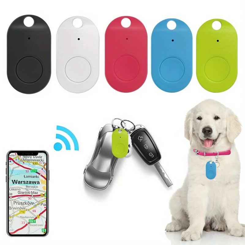 Portable Smart Anti-Loss GPS Tracker - Mobile Tracking Key Finder for Dogs, Cats, Wallets, Keychains & Luggage