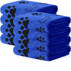 1pcs Quick-Drying Microfiber Dog Towel Absorbent Pet Bath Product Fiber Quick-drying Bath Towel Car Wiping Cloth Pet Supplies