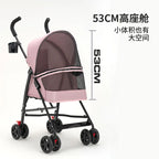 Pet Stroller, Cat Dog Stroller Cat Teddy Bear for Outdoor Activities Lightweight and Foldable Small Pet Dog